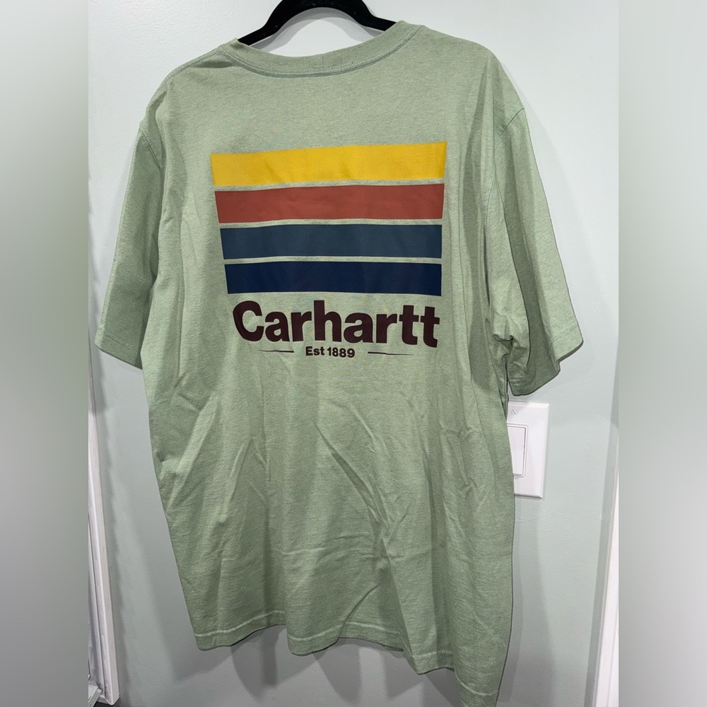 Carhartt Men’s Sage Green Pocket T-Shirt